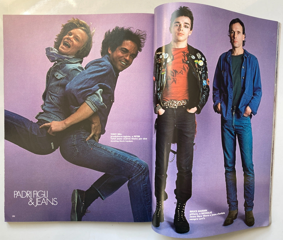 L'Uomo Vogue 1980 Warhol / Jeans Special