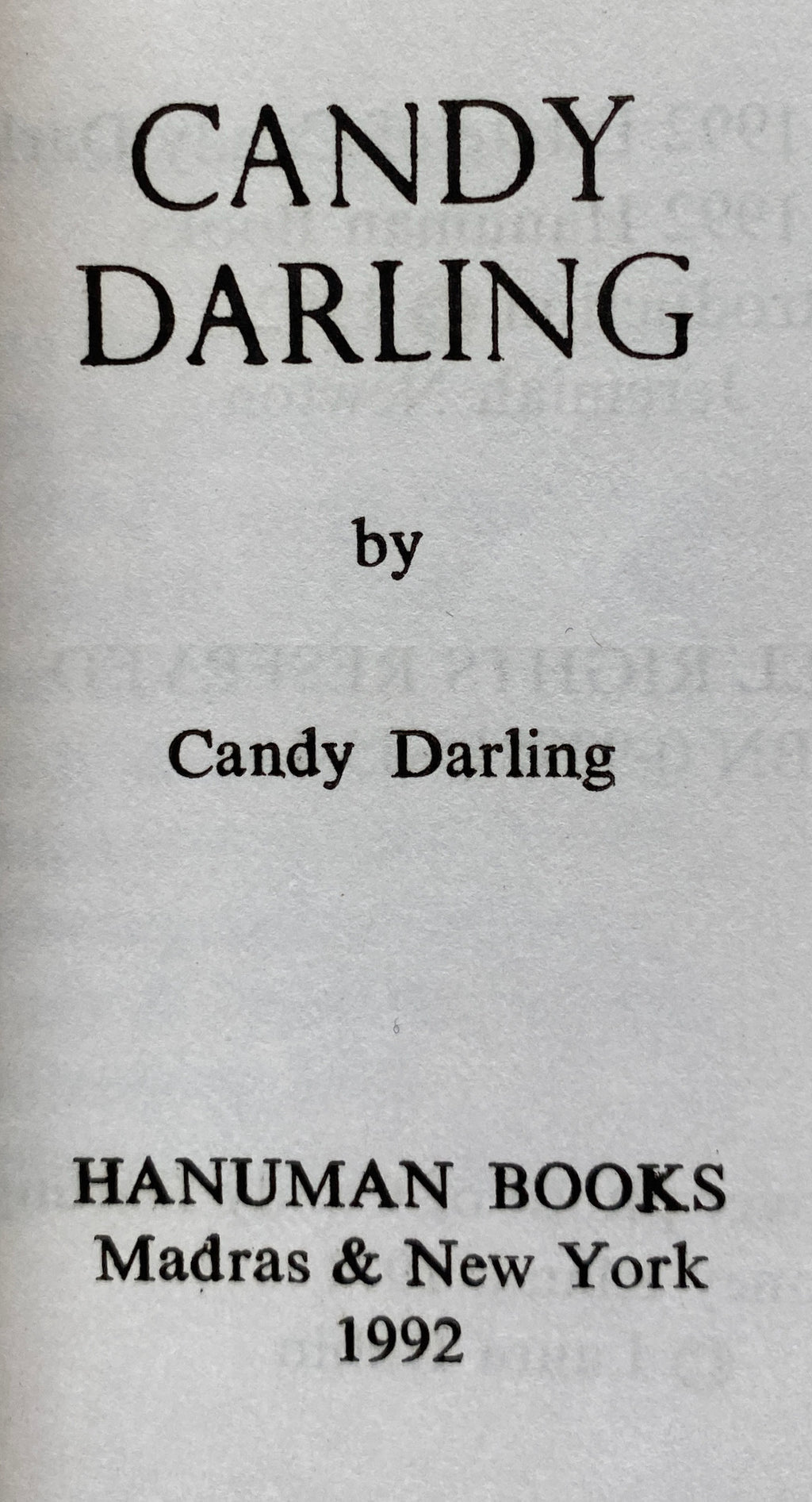 Candy Darling Hanuman