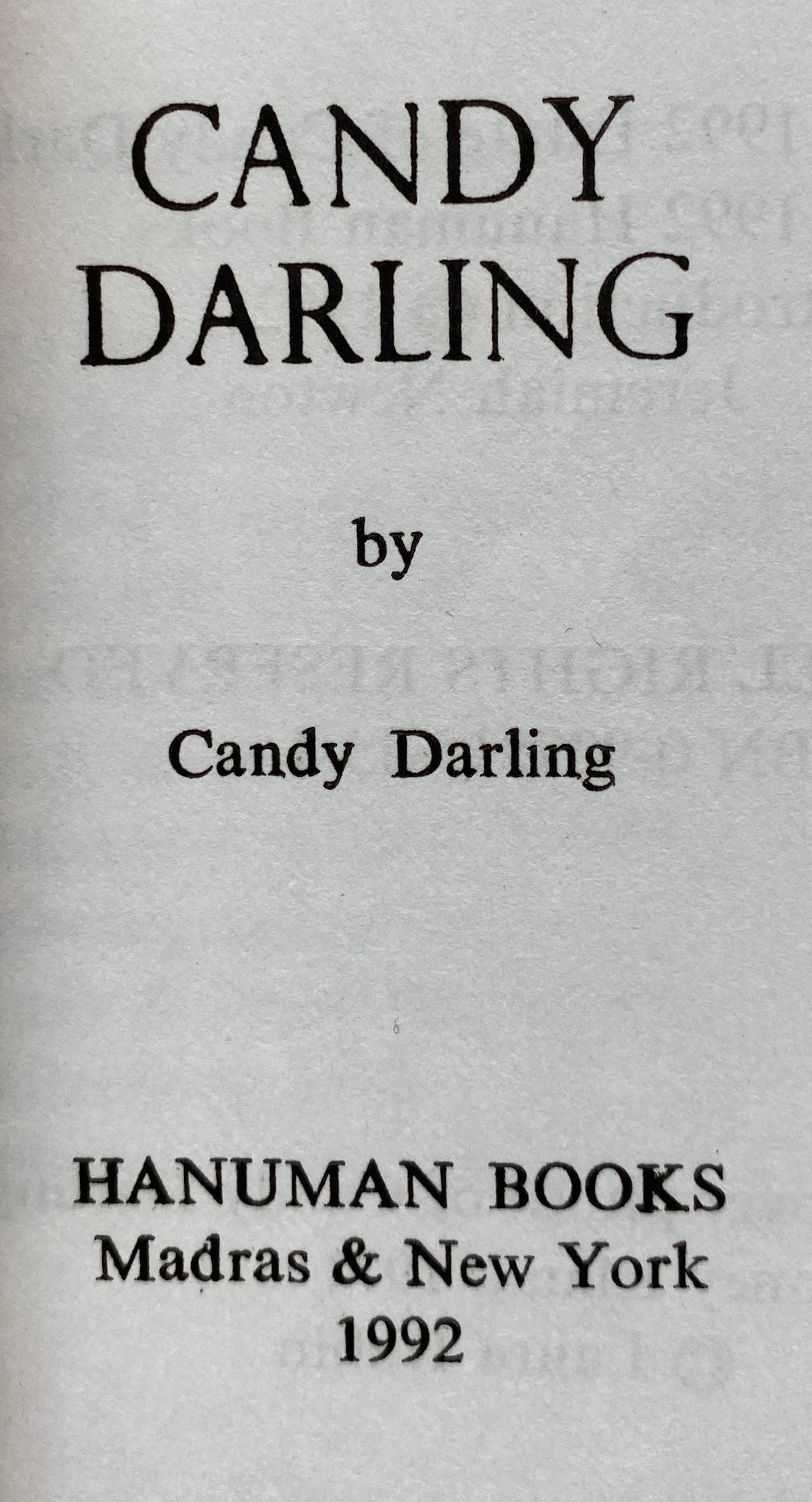 Candy Darling Hanuman