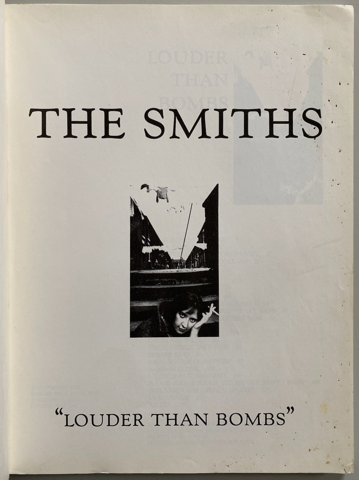 The Smiths Louder Than Bombs