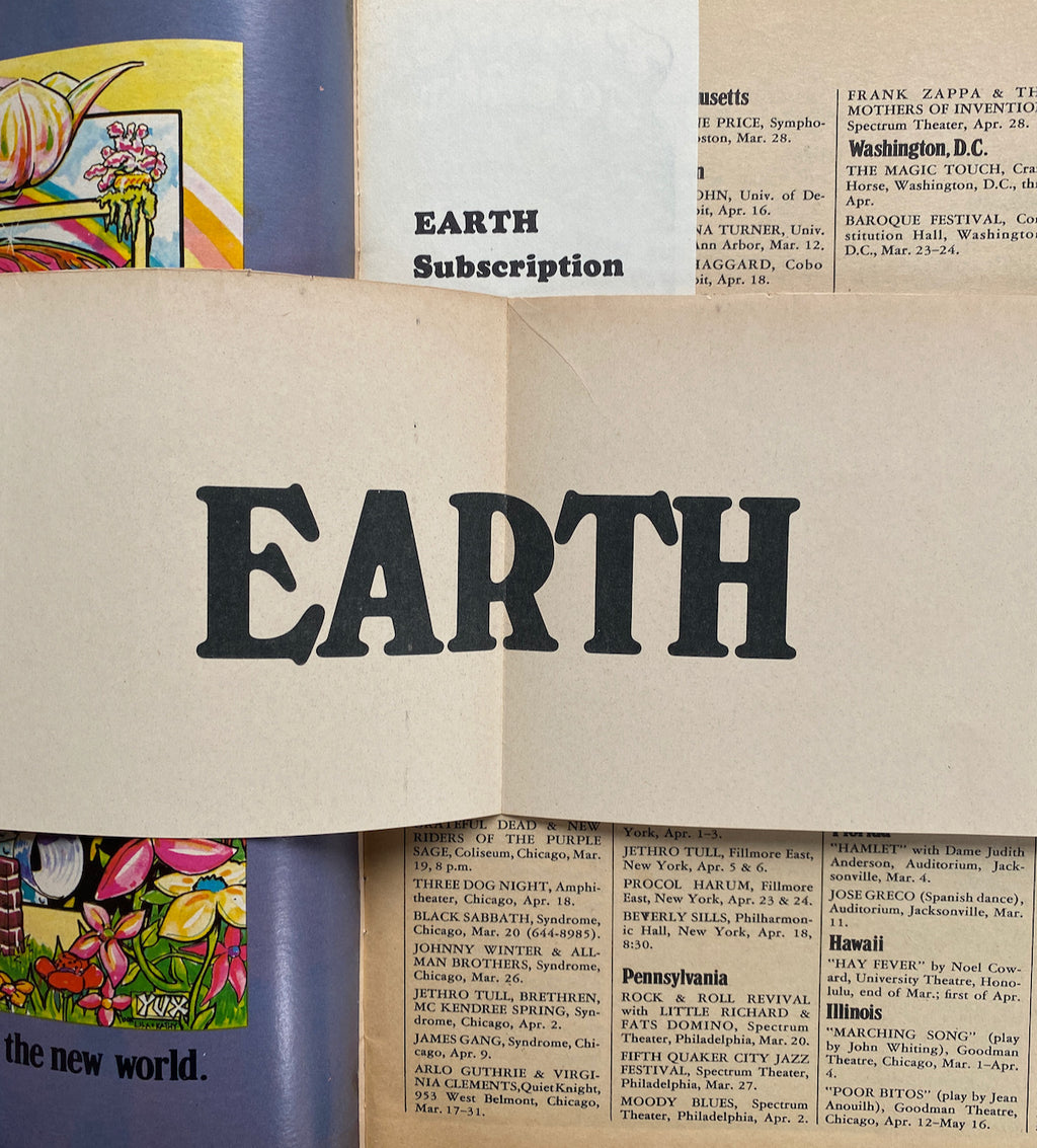 Earth Magazine 1970-1972