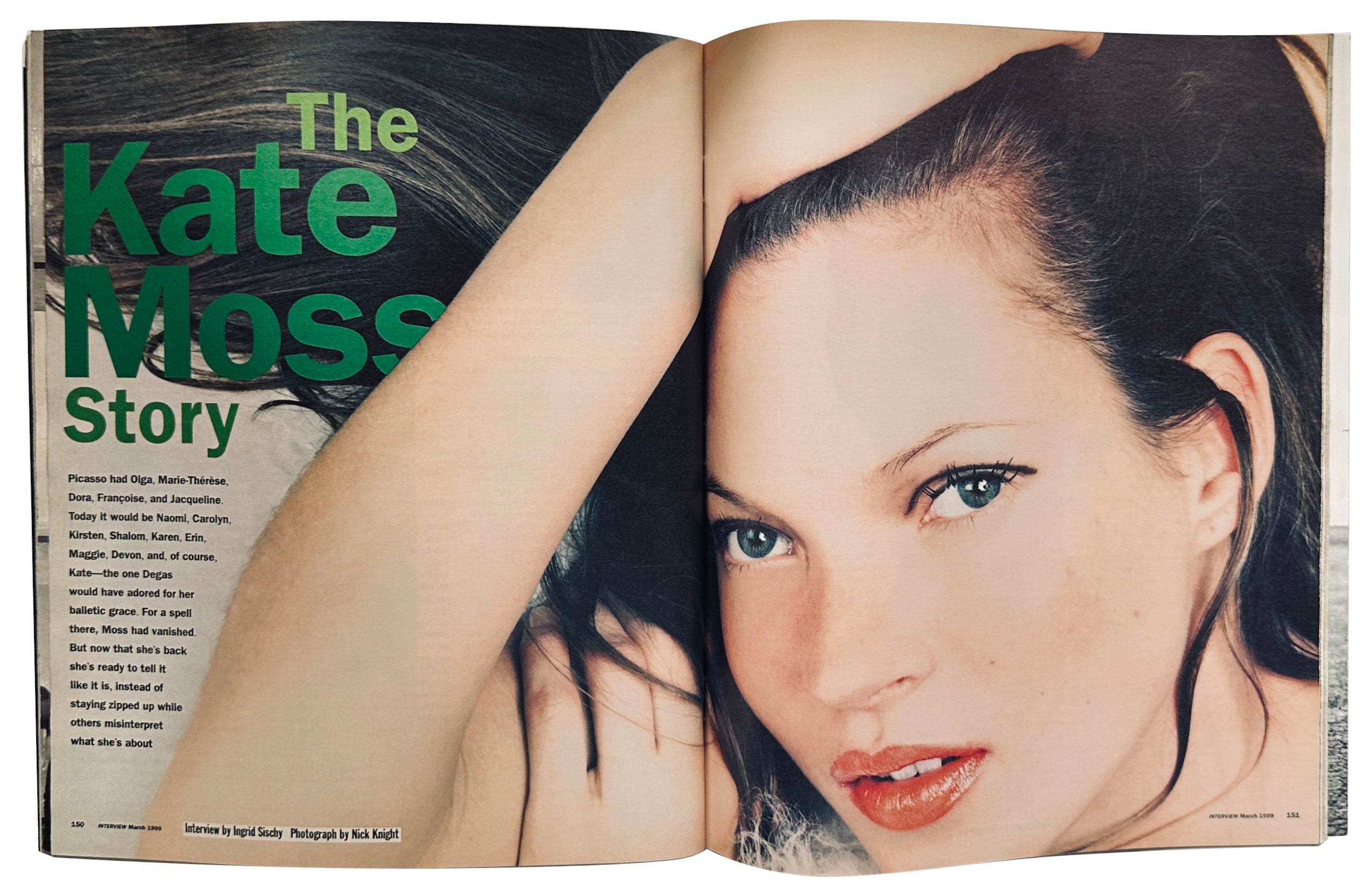 Interview Kate Moss Story
