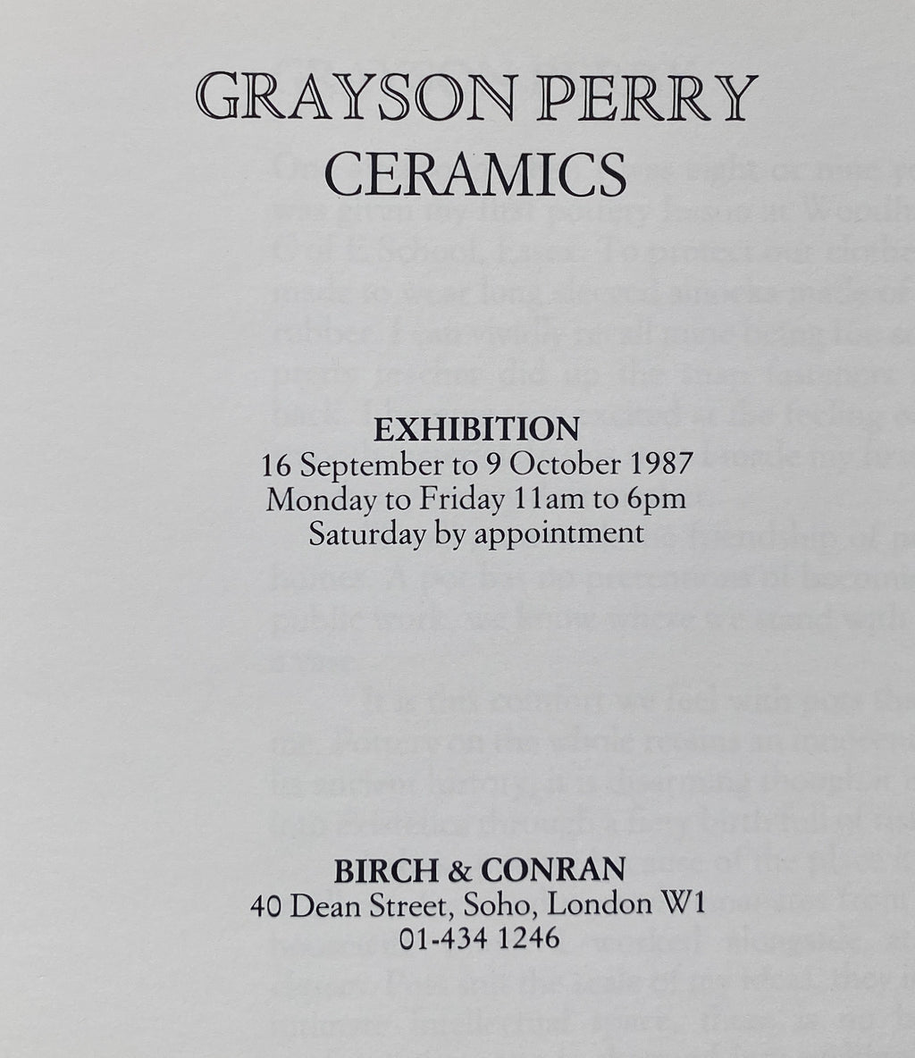 Grayson Perry Ceramics