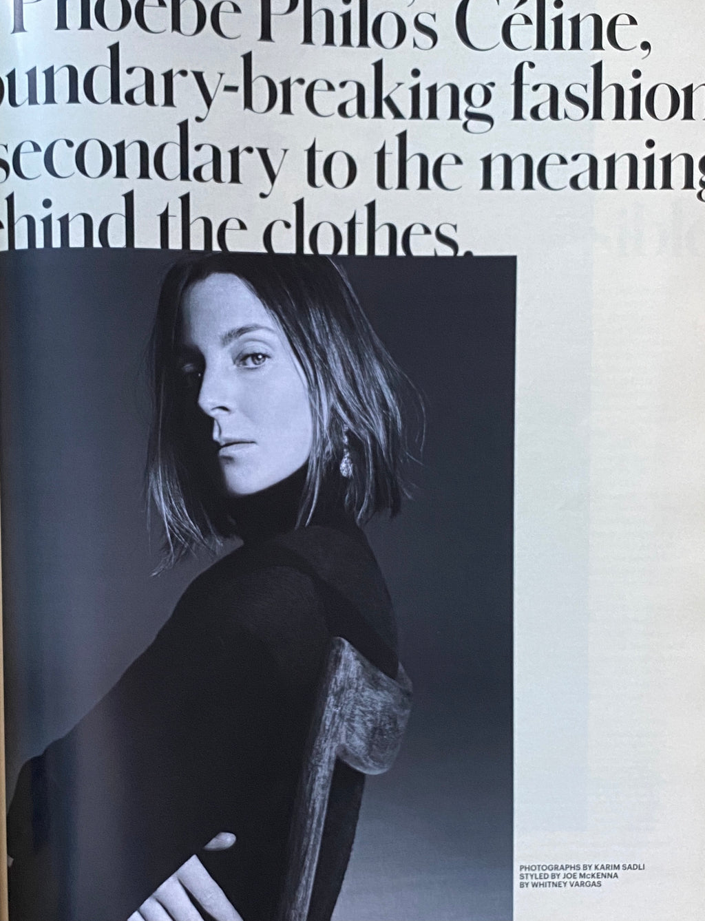 New York Times Style Magazine Phoebe Philo