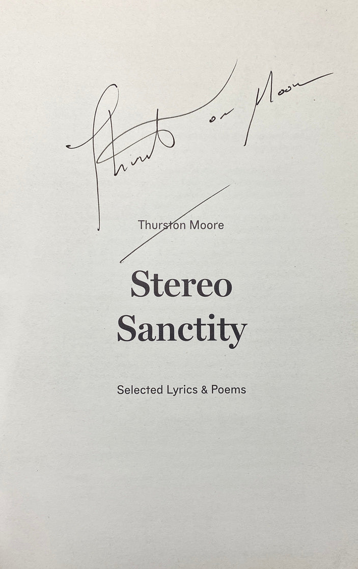[SIGNED] THURSTON MOORE STEREO SANCTITY
