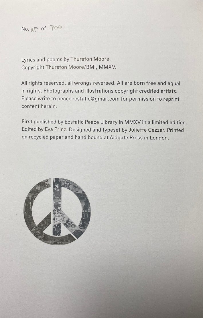 [SIGNED] THURSTON MOORE STEREO SANCTITY