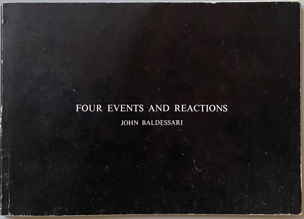 John Baldessari Four Events and Reactions
