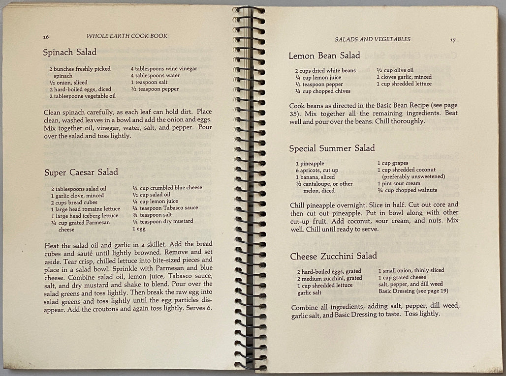 Whole Earth Cook Book