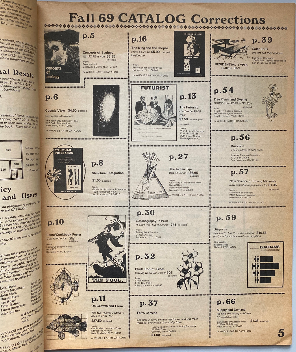 Whole Earth Catalog January 1970