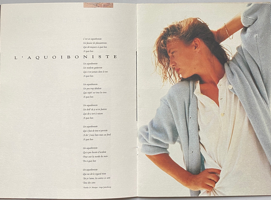 Jane Birkin Programme 1991 – IDEA