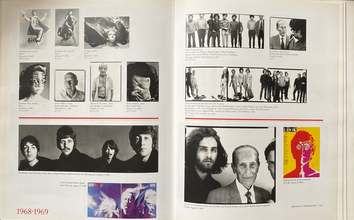 [SIGNED] RICHARD AVEDON EVIDENCE 1944-1994