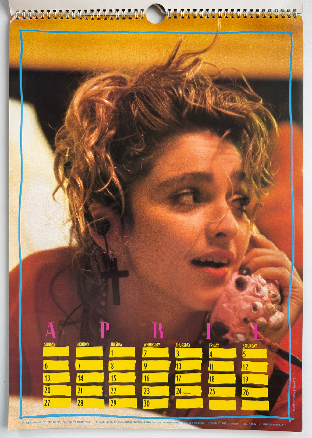 Desperately Seeking Susan 1986 Calendar