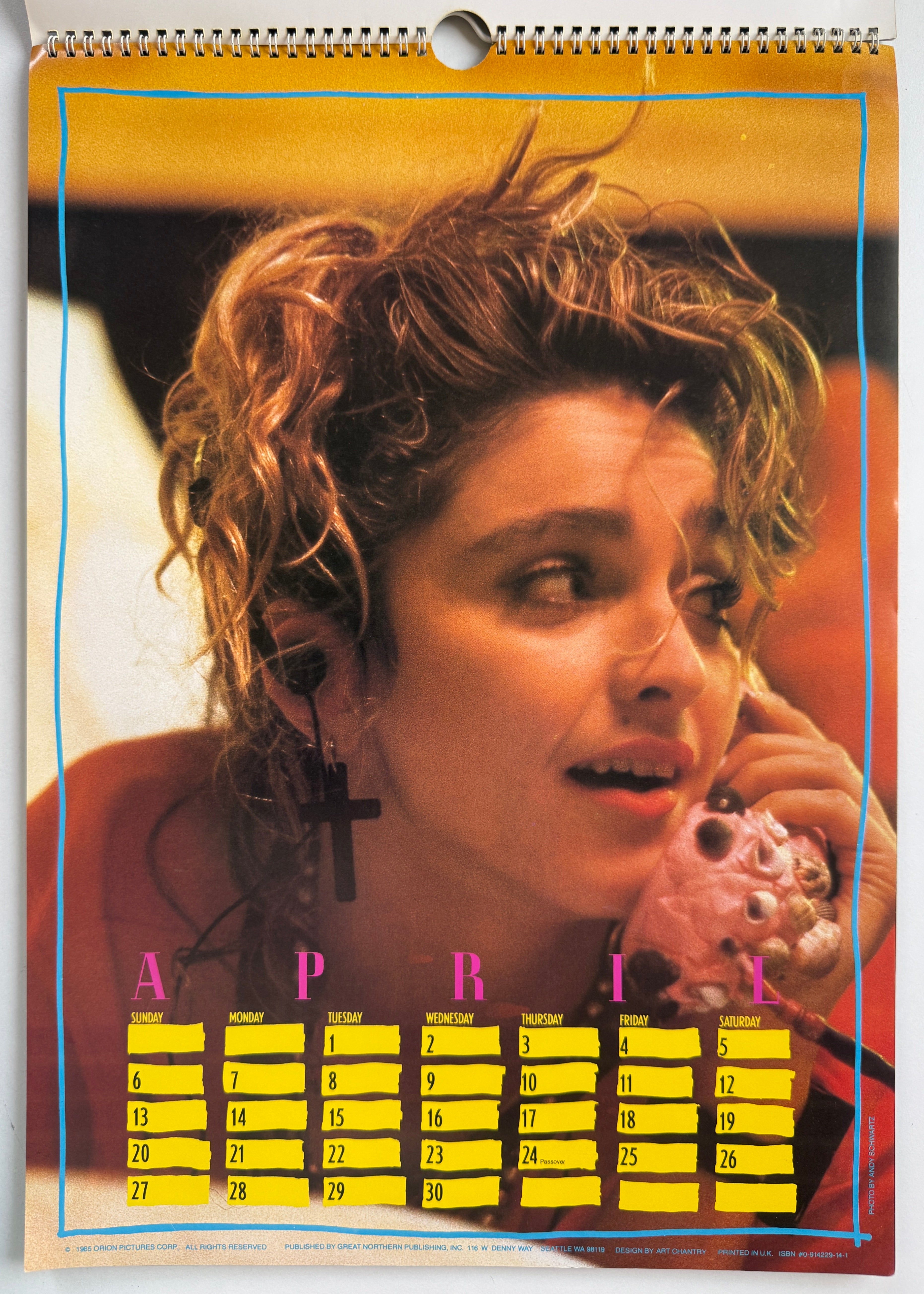 Desperately Seeking Susan 1986 Calendar