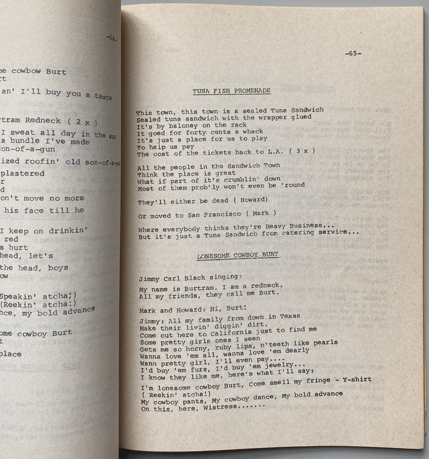 Frank Zappa Songbook