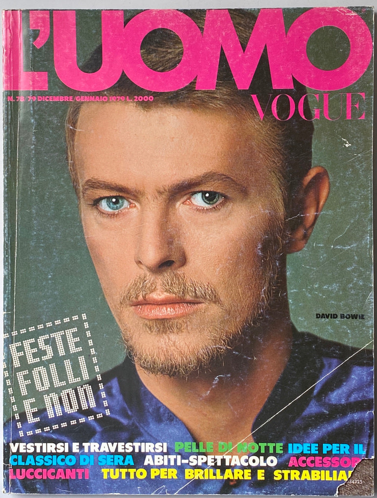 David Bowie L'Uomo Vogue 1978