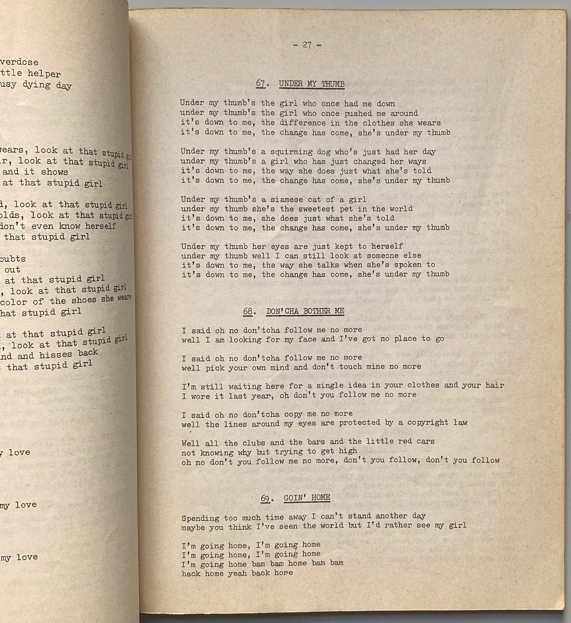 Rolling Stones Songbook