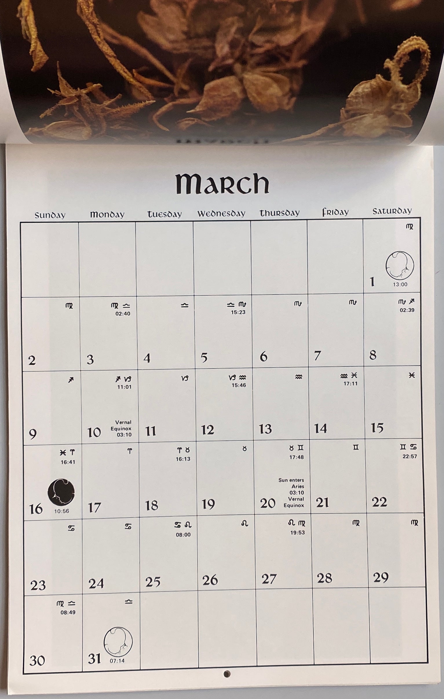 Cannabis Calendar 1980