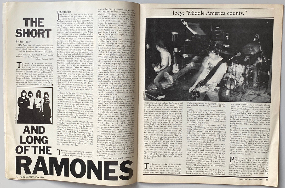 Trouser Press Ramones Come Home
