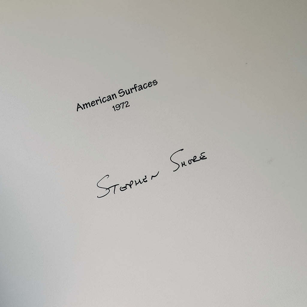 [SIGNED] STEPHEN SHORE AMERICAN SURFACES