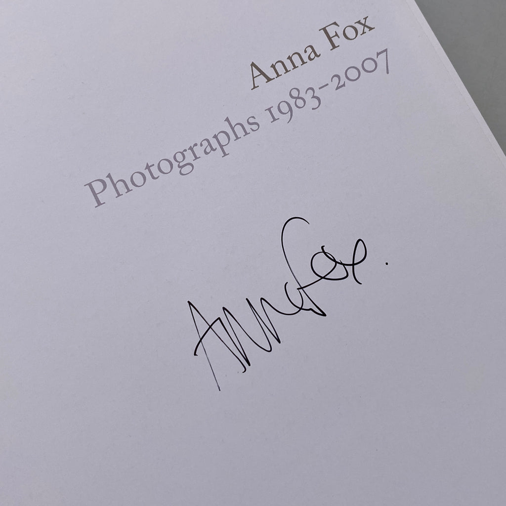 [SIGNED] ANNA FOX PHOTOGRAPHS 1983-2007