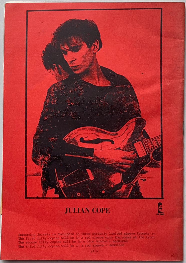 Julian Cope Screaming Secrets Fanzine
