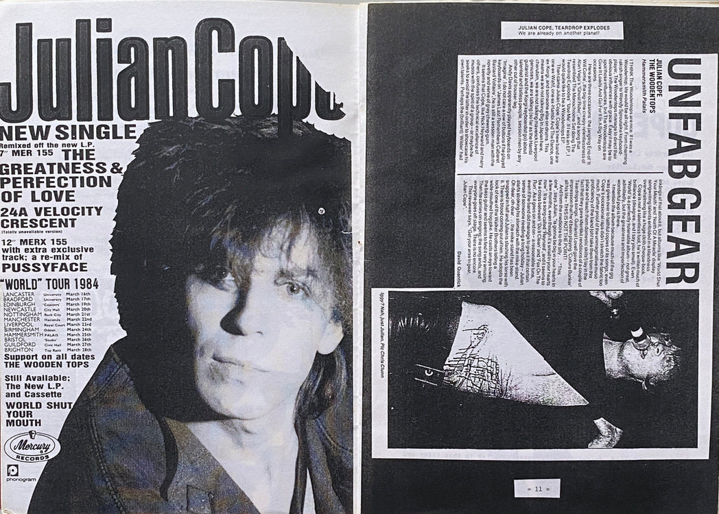 Julian Cope Screaming Secrets Fanzine