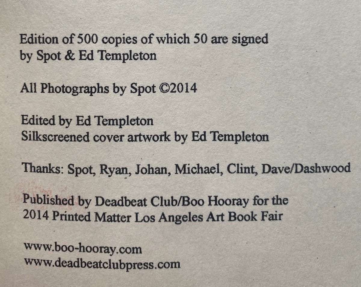 [SIGNED] SPOT + ED TEMPLETON
