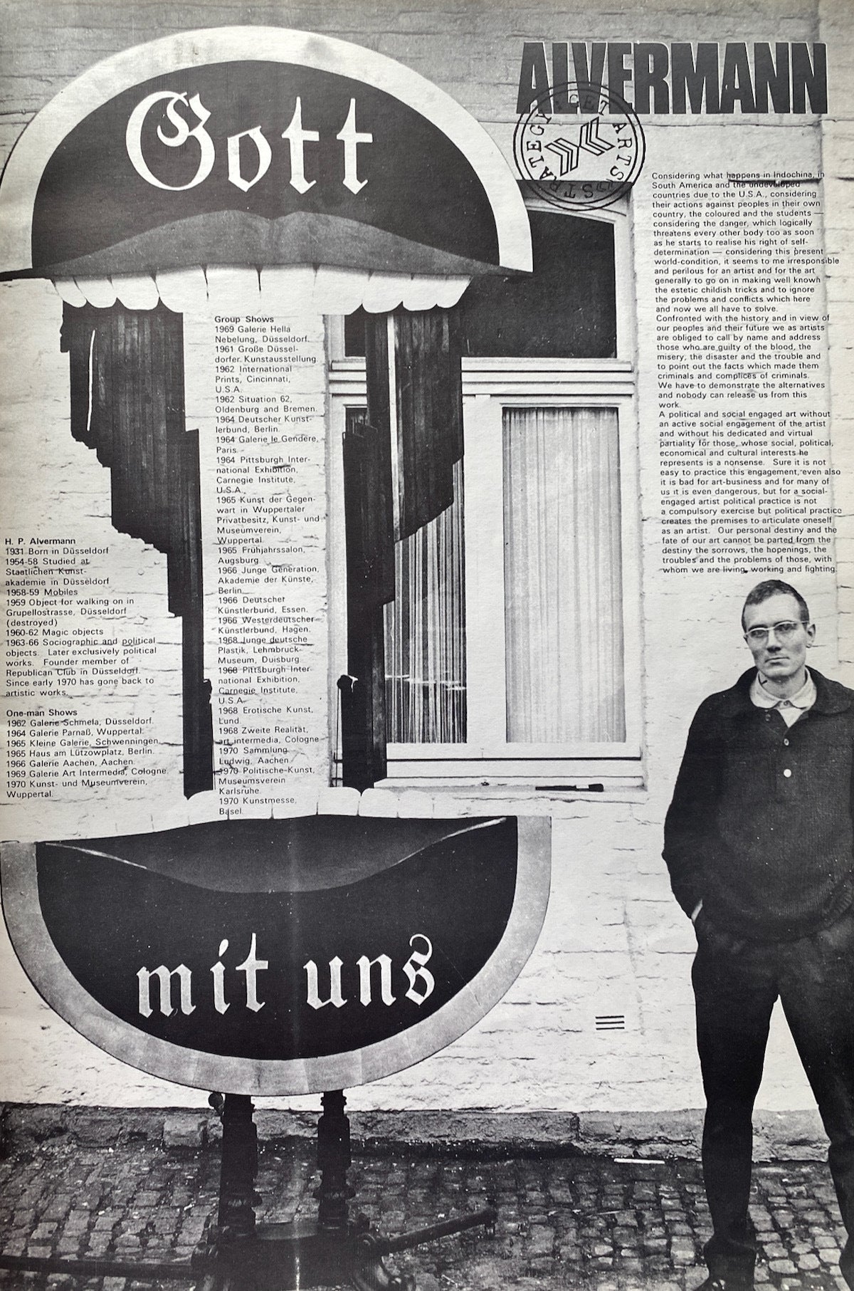 Edinburgh Festival 1970 Art Programme