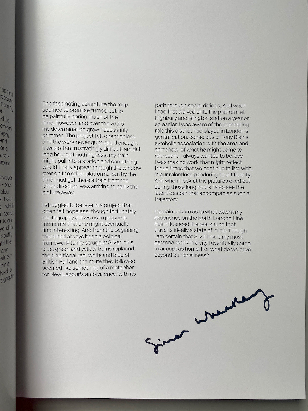 [SIGNED] SIMON WHEATLEY SILVERLINK
