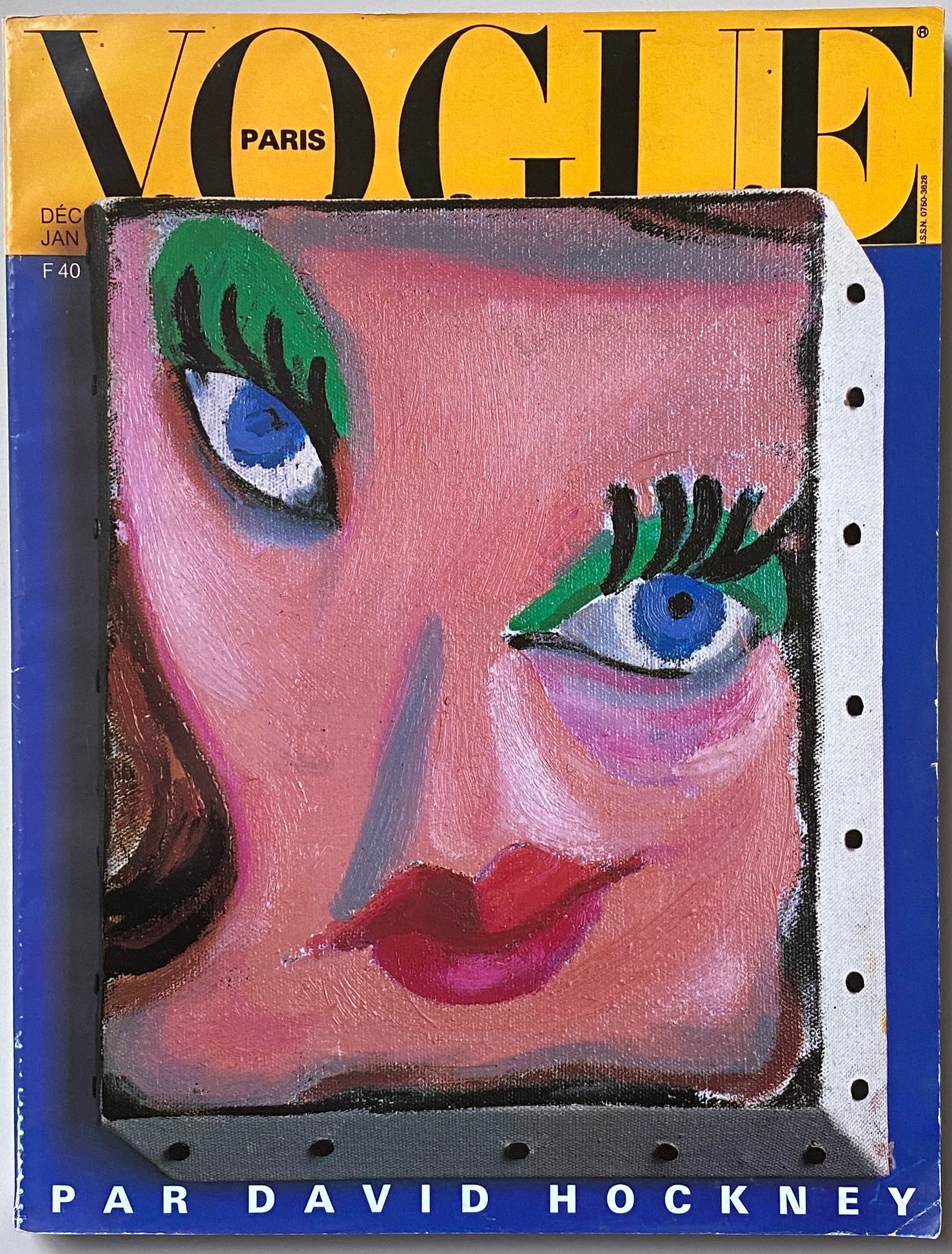 VOGUE PARIS PAR DAVID HOCKNEY 1988 日本版 David Hockney Paris Vogue – IDEA