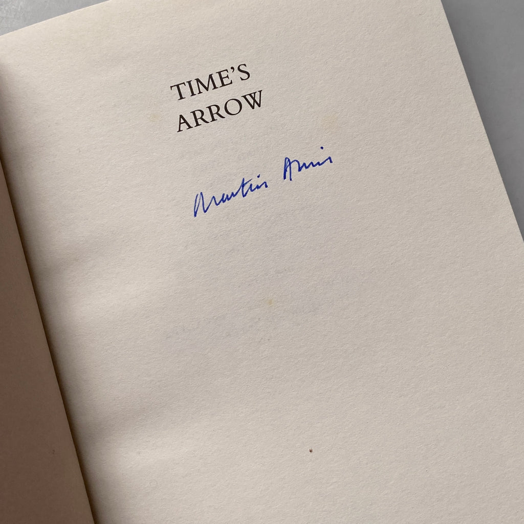 [SIGNED] MARTIN AMIS TIME'S ARROW