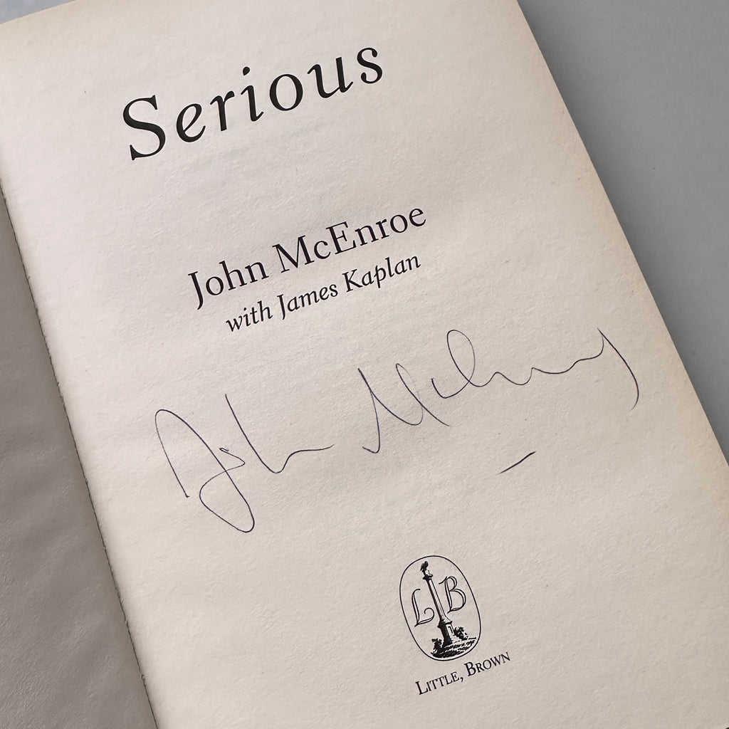 [SIGNED] JOHN MCENROE SERIOUS