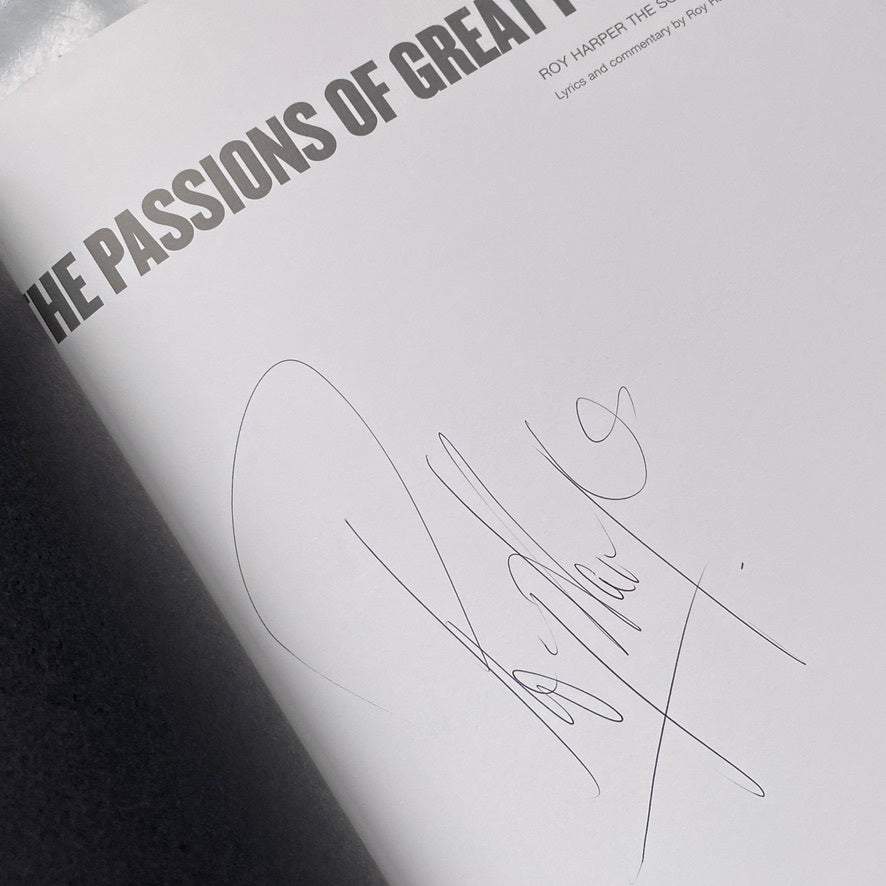 [SIGNED] ROY HARPER THE PASSIONS OF GREAT FORTUNE