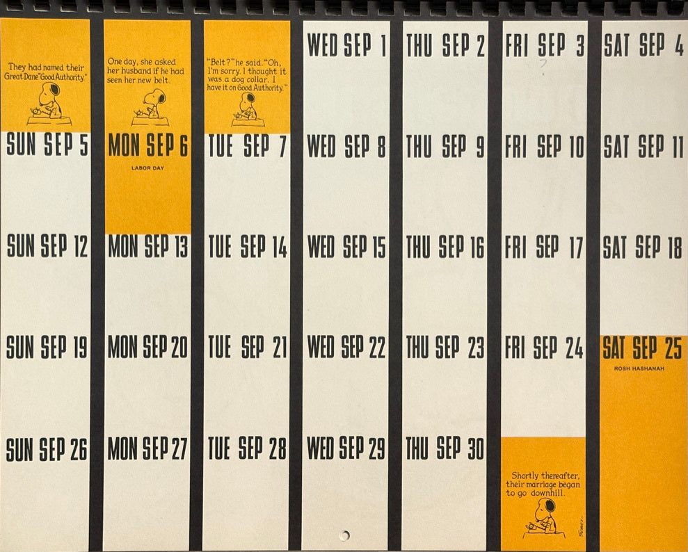 Peanuts Date Book