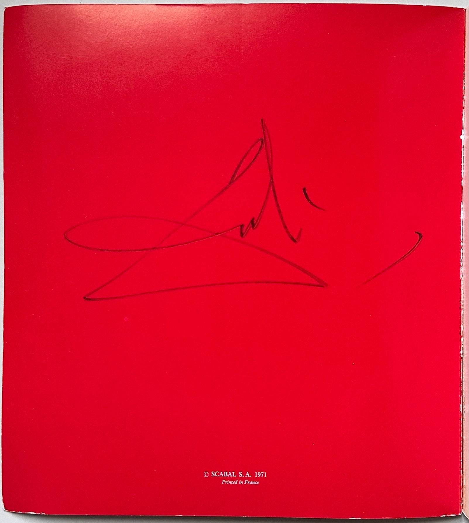 [SIGNED] SALVADOR DALI SCARAB NO.1