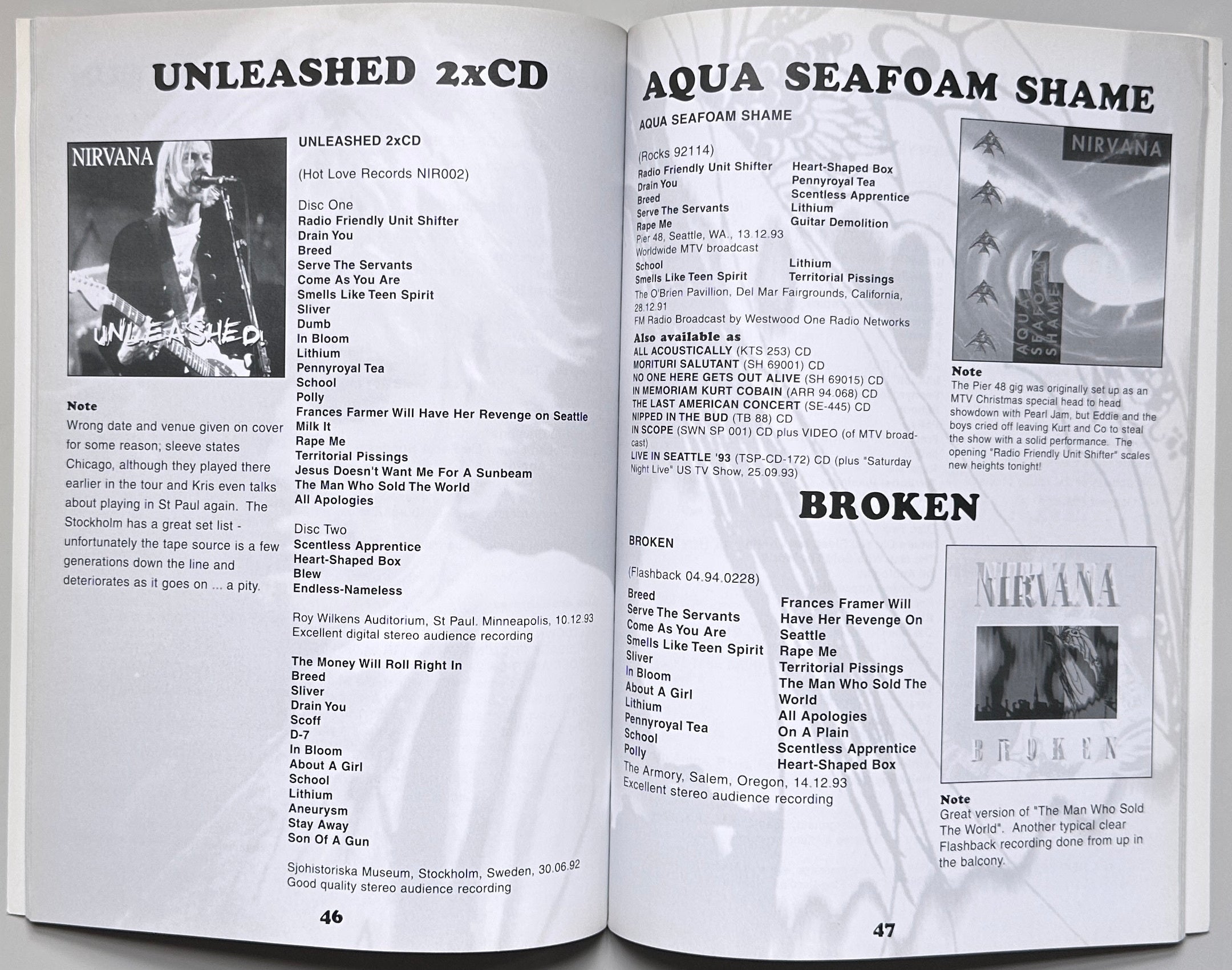 Nirvana Collectors Guide