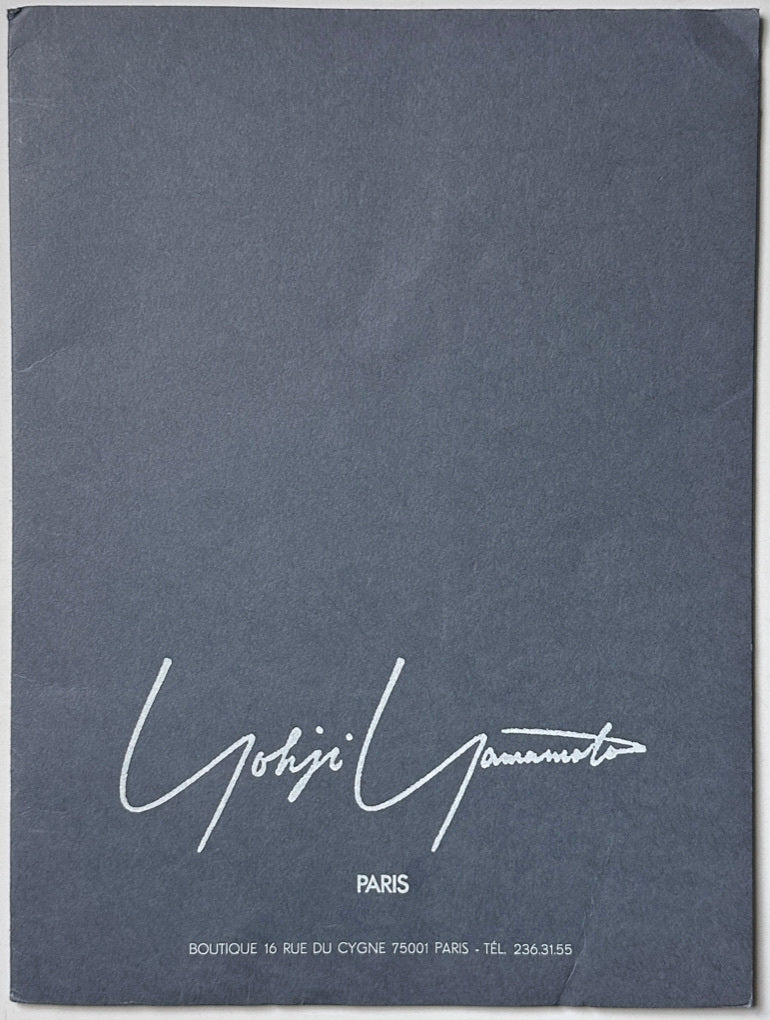 Yohji Yamamoto Paris