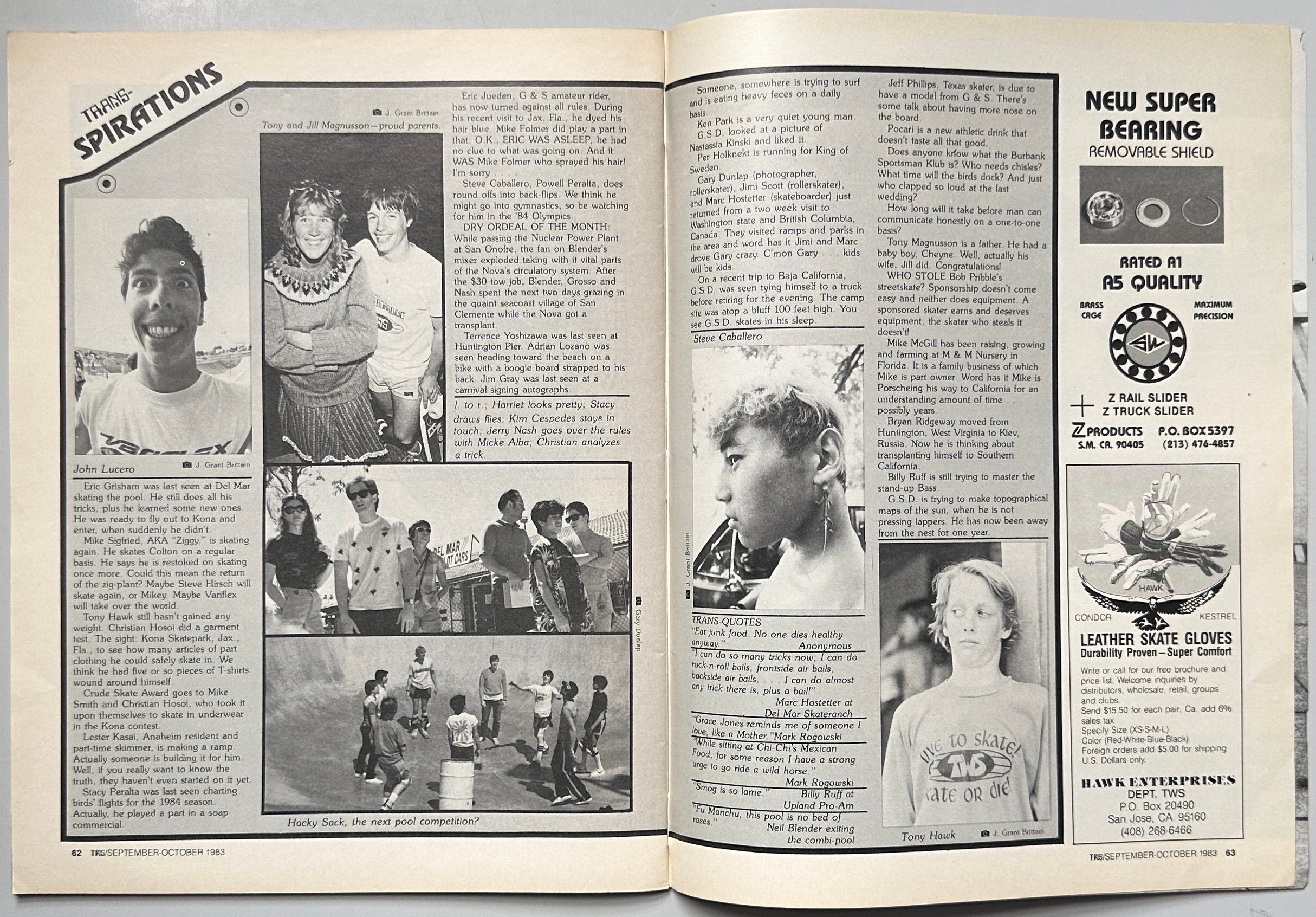 Transworld Skateboarding Vol.1 No.3