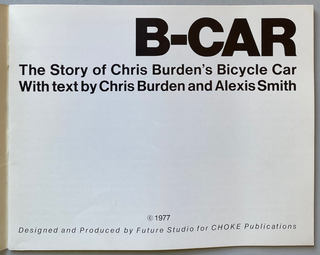 Chris Burden B-Car