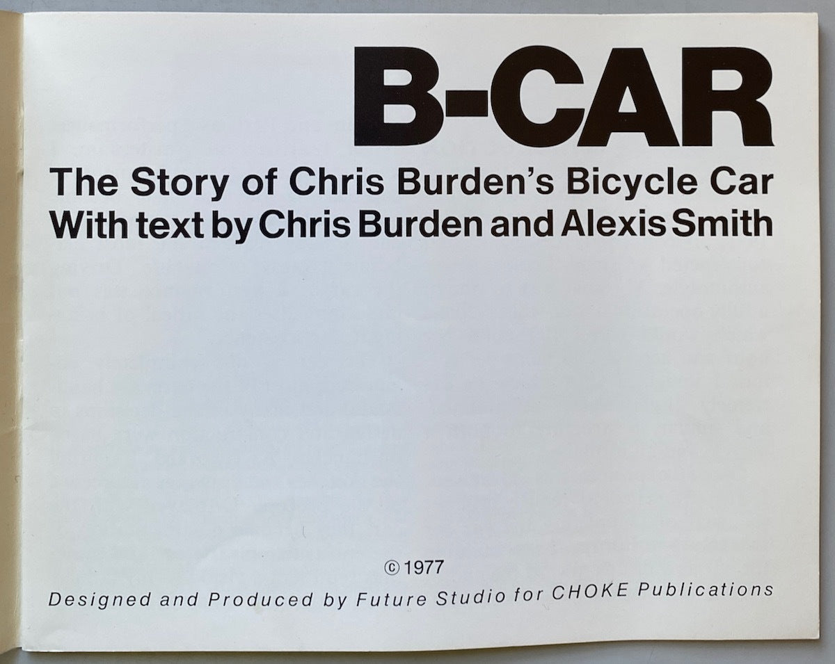Chris Burden B-Car