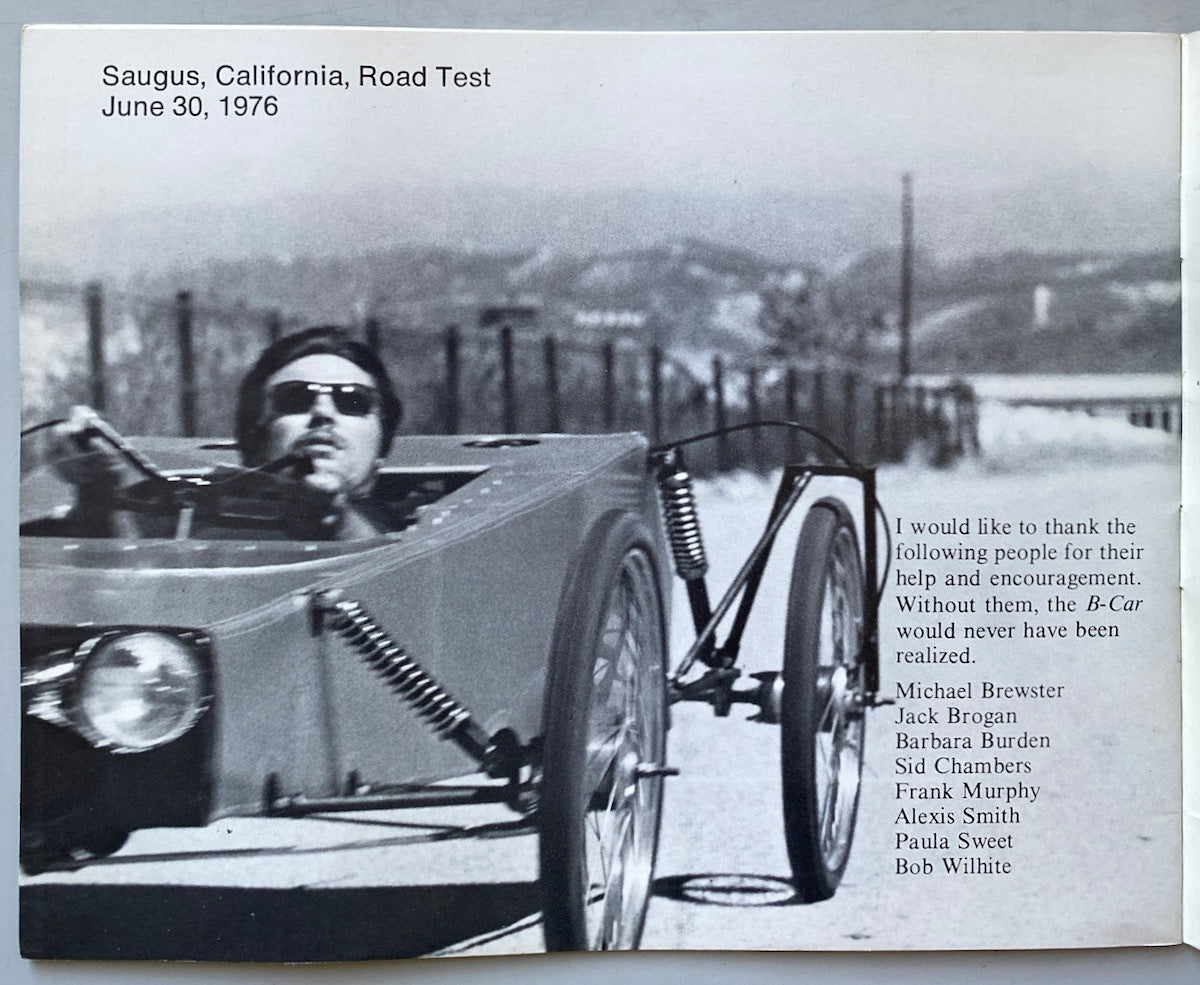Chris Burden B-Car