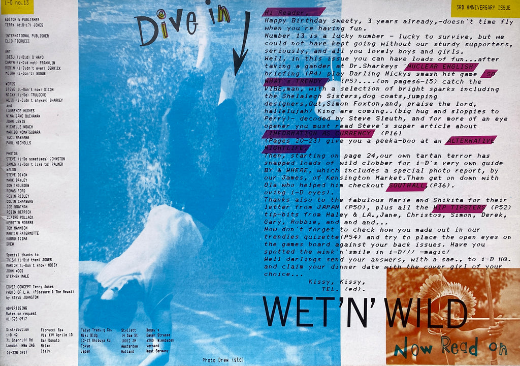 i-D Third Anniversary Issue