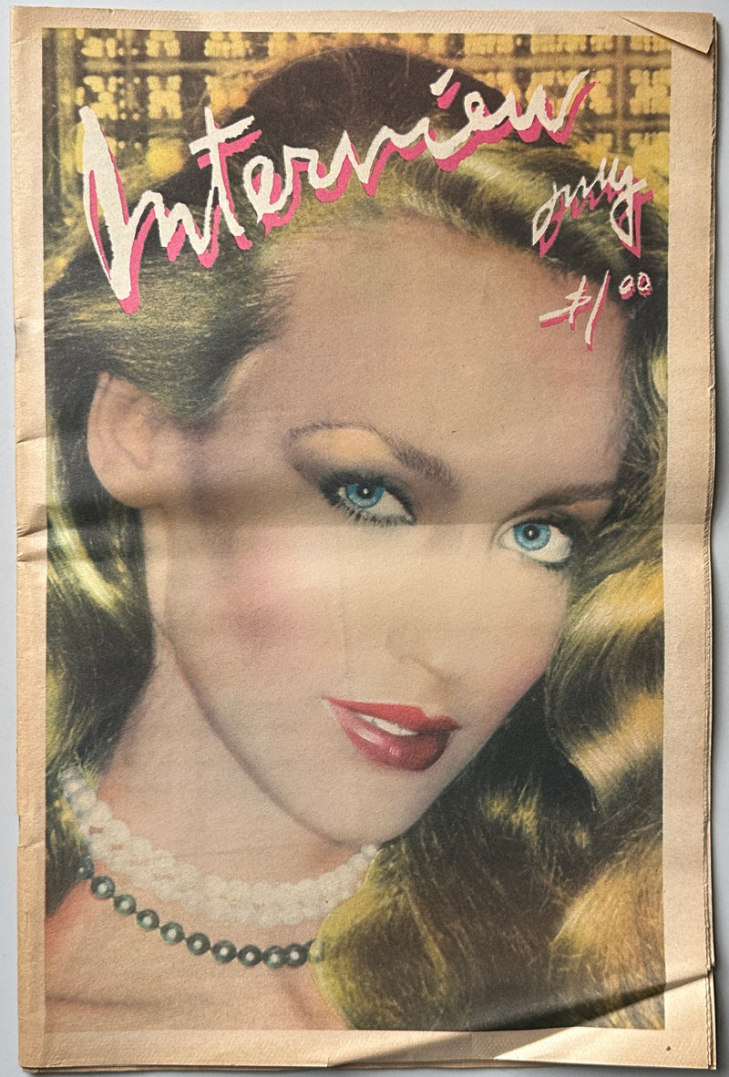 Interview Magazine 1978 Jerry Hall