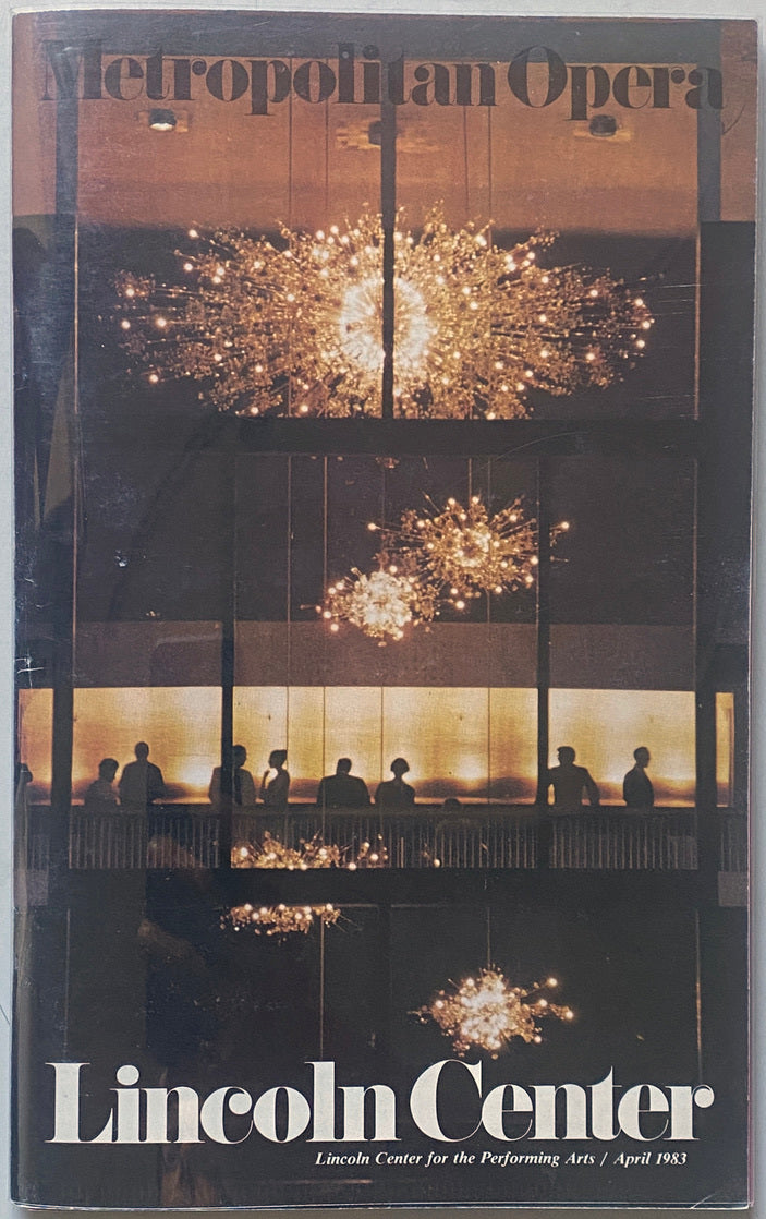 [SIGNED] DAVID HOCKNEY MET OPERA HOUSE