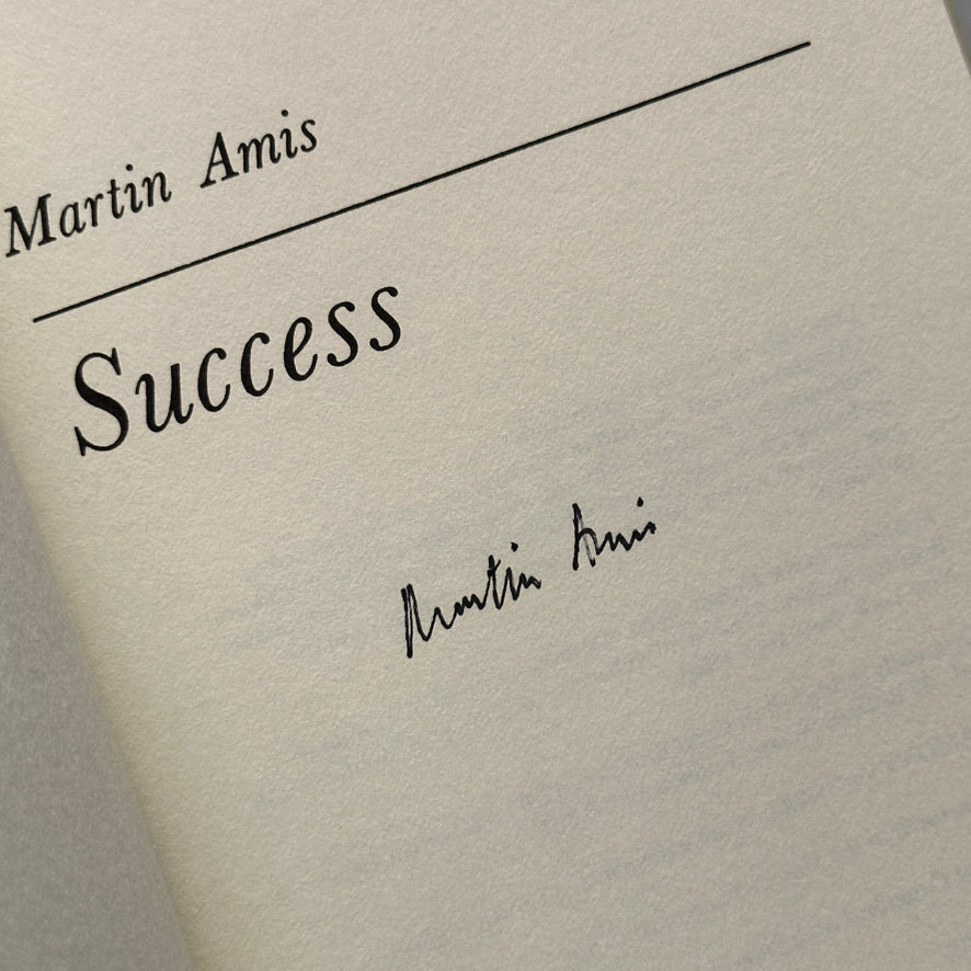 [SIGNED] MARTIN AMIS SUCCESS