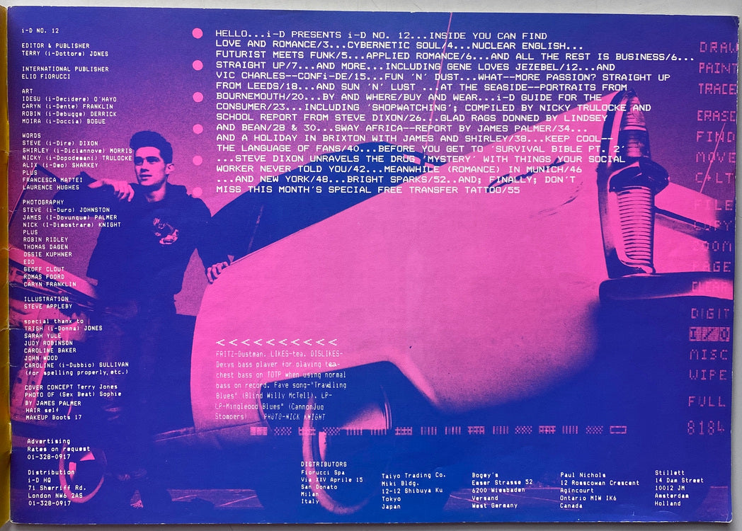 i-D Love and Romance Issue 12 1983