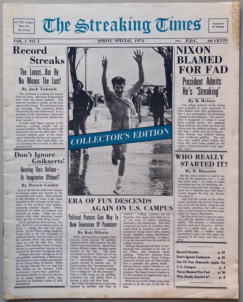 The Streaking Times Vol 1 No 1