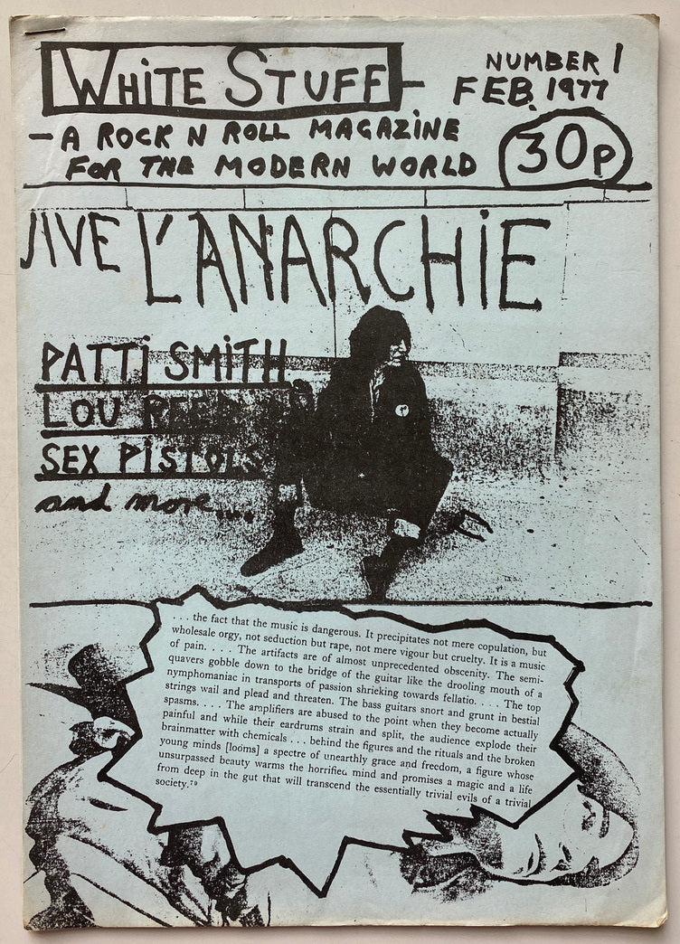 Patti Smith White Stuff no.1