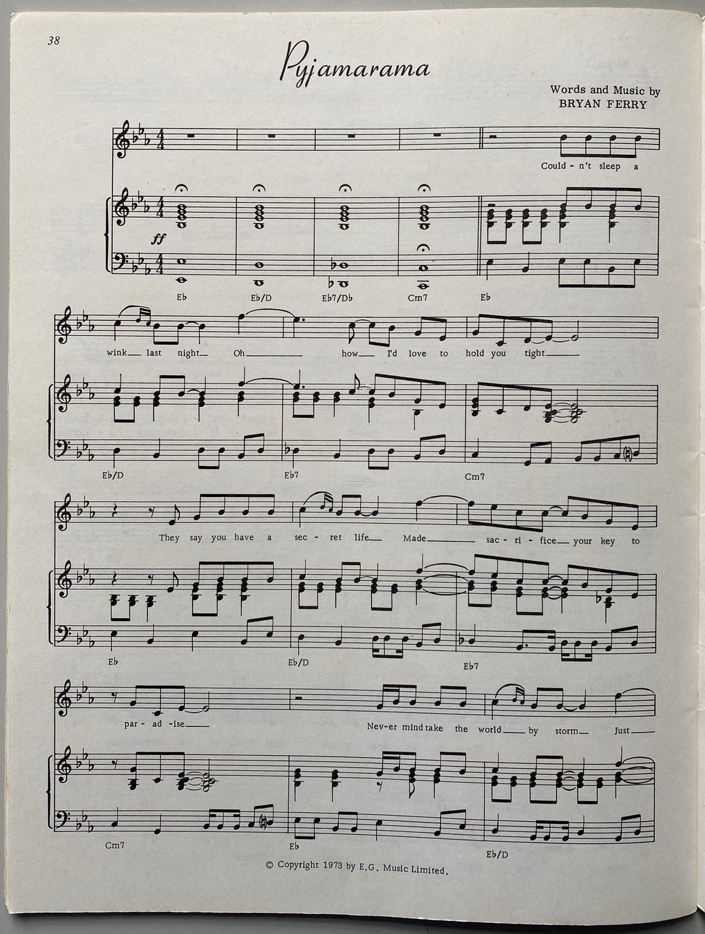 The Roxy Music Songbook