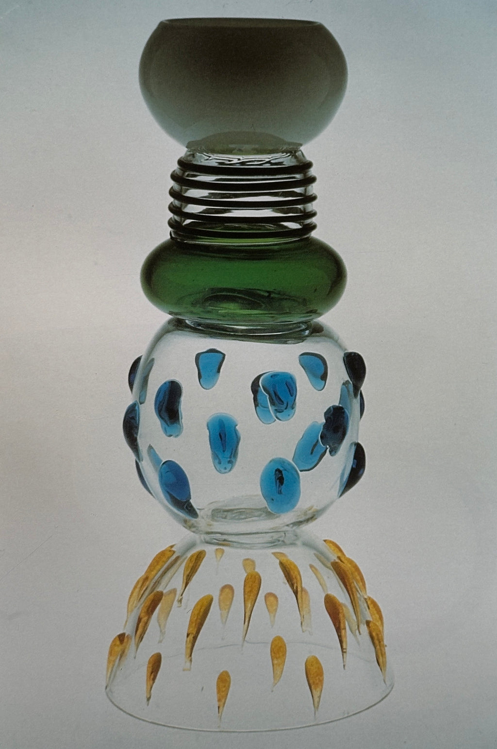 Memphis Ceramics Silver Glass
